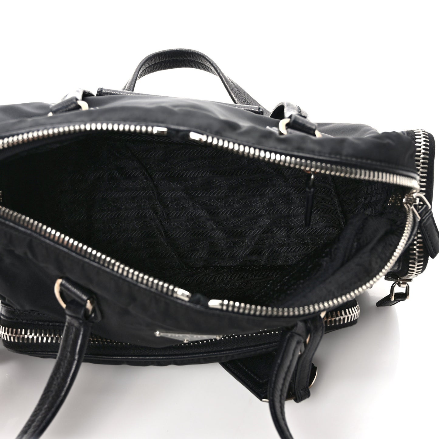 Tessuto Nylon Shoulder Bag Black