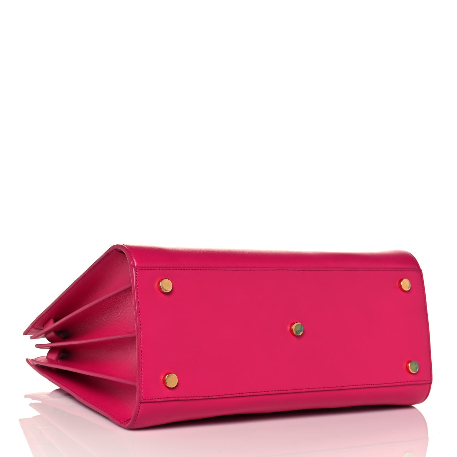 Saint Laurent Calfskin Small Sac De Jour Lipstick Fuchsia 4 of 13