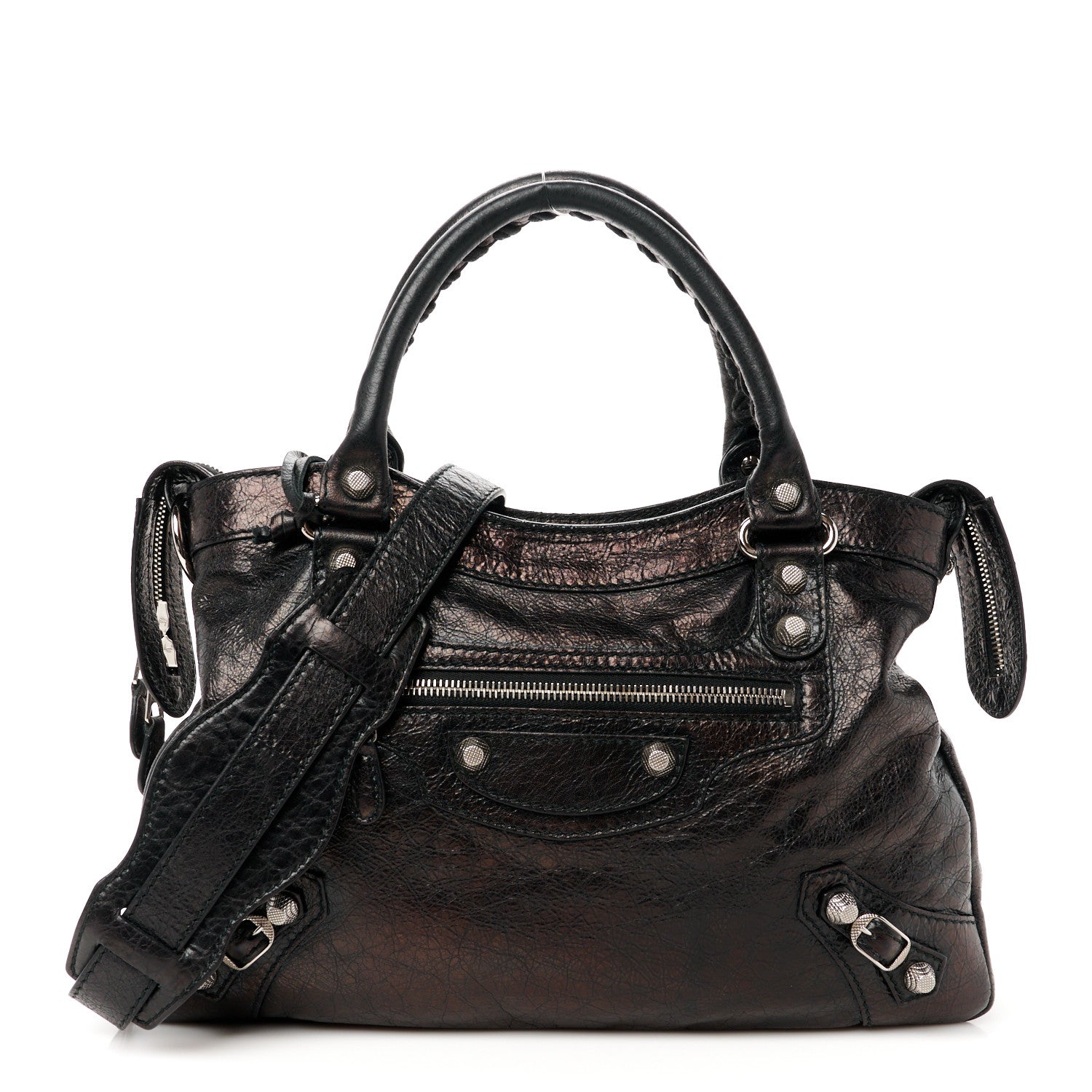 Balenciaga Agneau Giant 12 Silver Hardware Town Black 1 of 12
