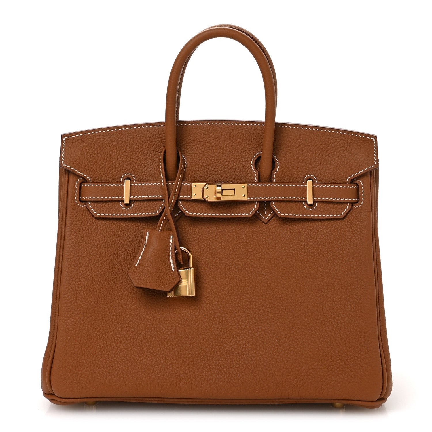Hermes Togo Birkin 25 Gold 1 of 11