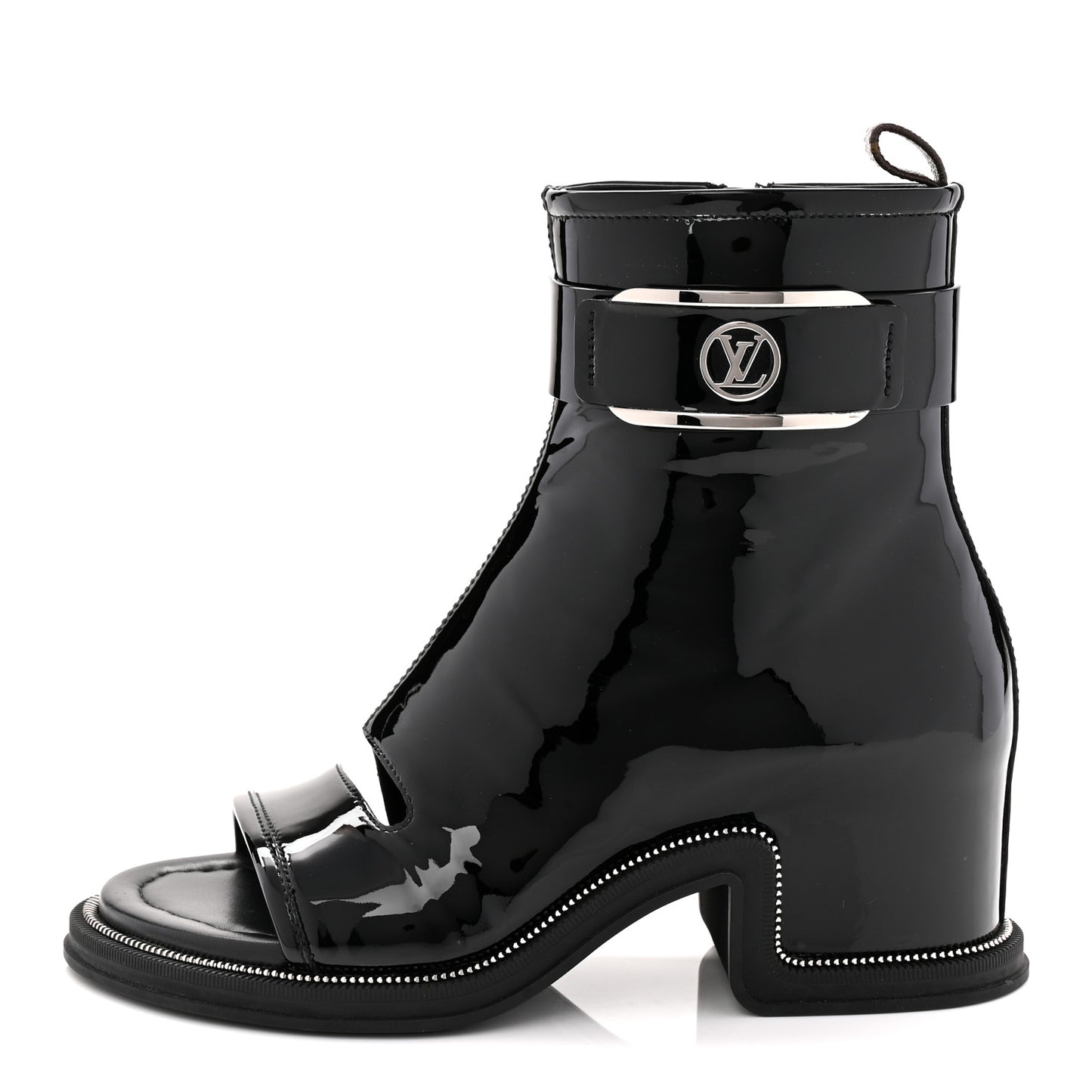 Patent Calfskin Moonlight Boots 37 Black