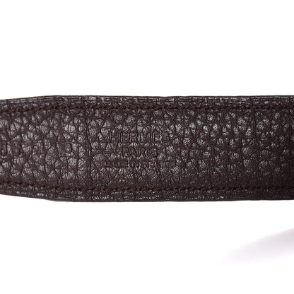 Hermes Box Togo 24mm Sydney Belt 90 Black Chocolate 8 of 8