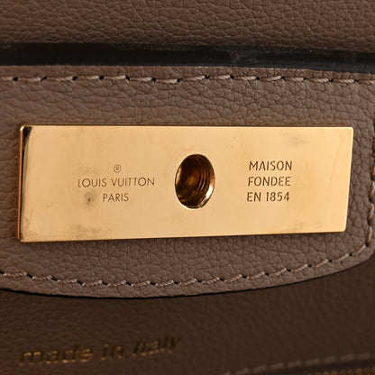 Louis Vuitton Grained Calfskin Steamer MM Galet 6 of 10