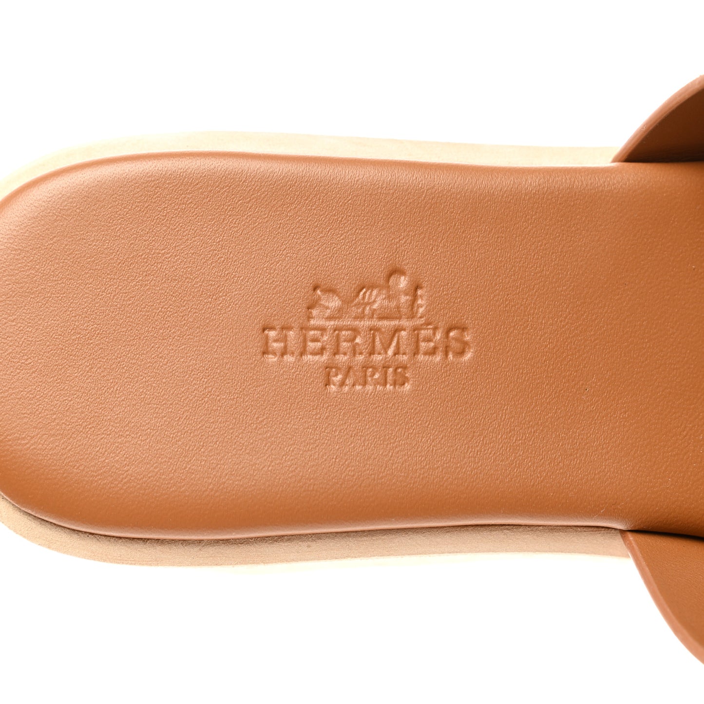 Calfskin Cork Eze 30 Sandals 37 Marron Glaise