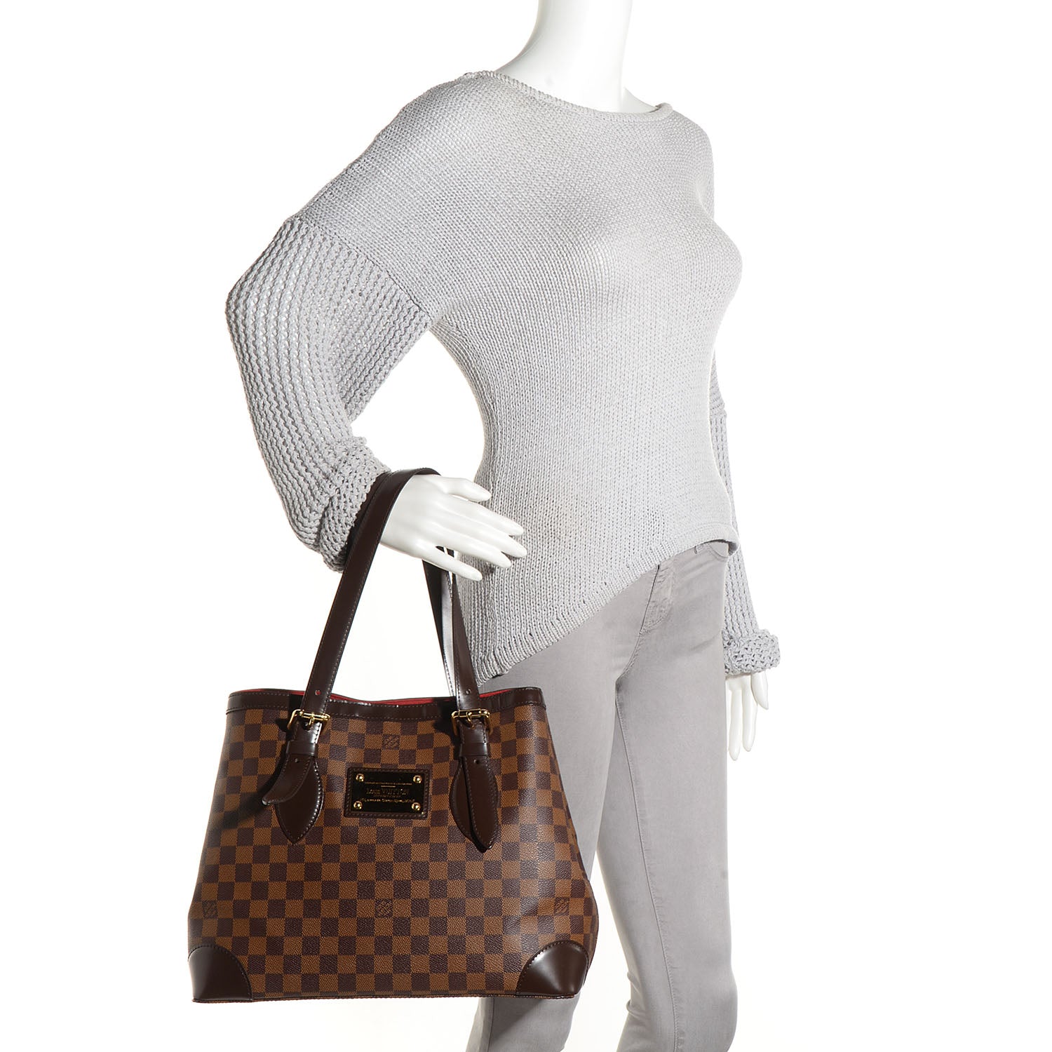 Louis Vuitton Damier Ebene Hampstead MM 2 of 7