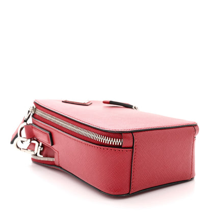 Prada Saffiano Travel Brique Crossbody Messenger Bag Fuoco 4 of 11