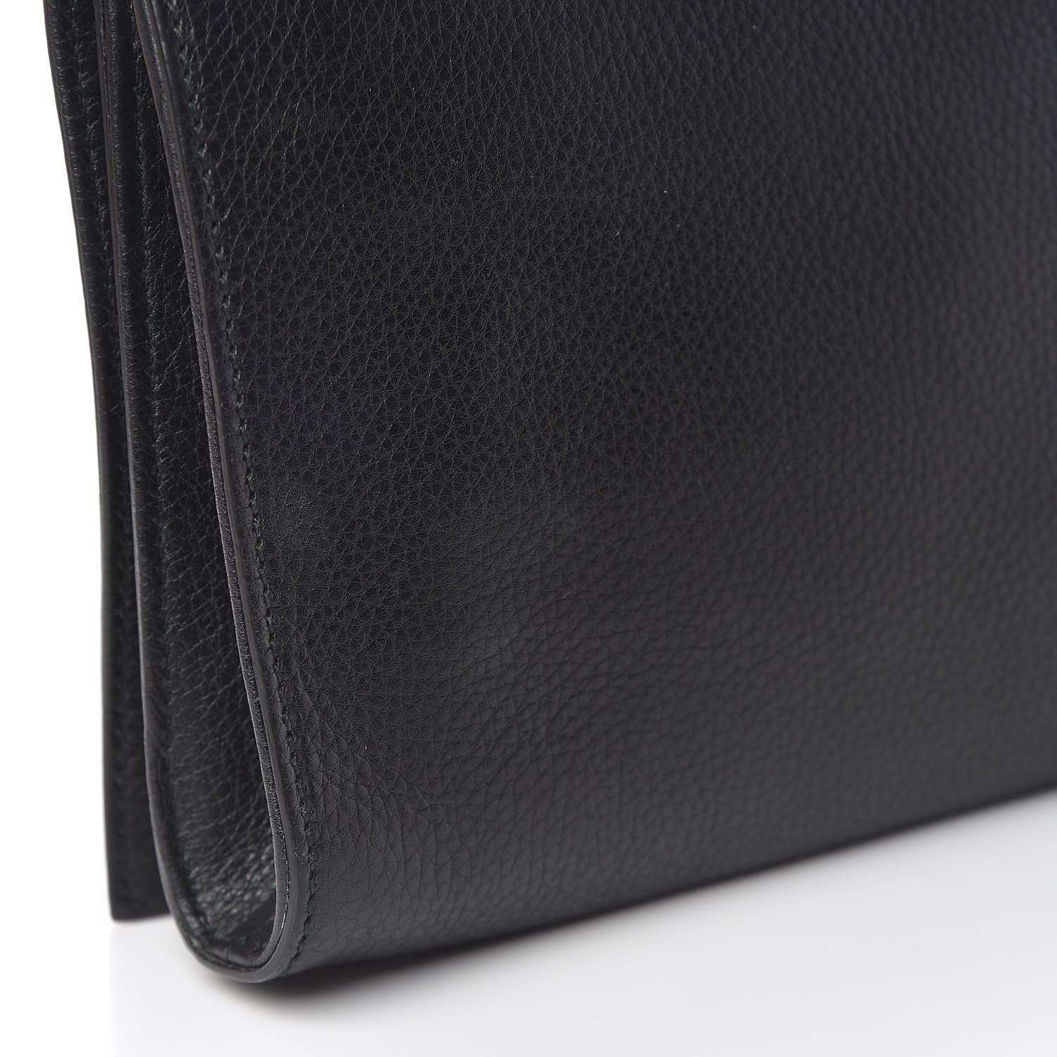 Gucci Pebbled Calfskin Medium Soho Clutch Black 10 of 14
