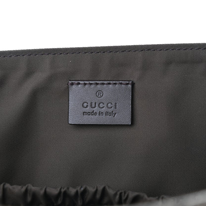 Gucci GG Supreme Monogram Selleria Calfskin Messenger Diaper Bag Beige Ebony Cocoa Dark Chocolate 6 of 9
