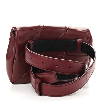 Saint Laurent Lambskin Monogram Jamie Belt Bag Red 3 of 13