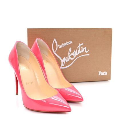 Christian Louboutin Patent Pigalle Follies 100 Pumps 36.5 Pinky 9 of 9