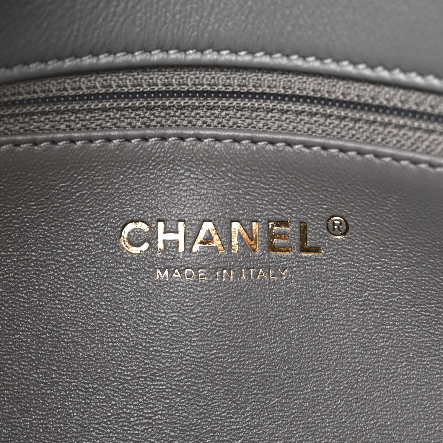 Chanel Sheepskin Snakeskin Chevron Quilted Mini Double Chevron Flap Grey 6 of 11