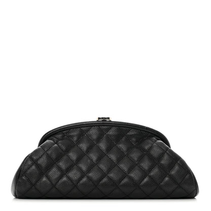 Chanel Caviar Quilted Timeless Clutch Black 1 of 8