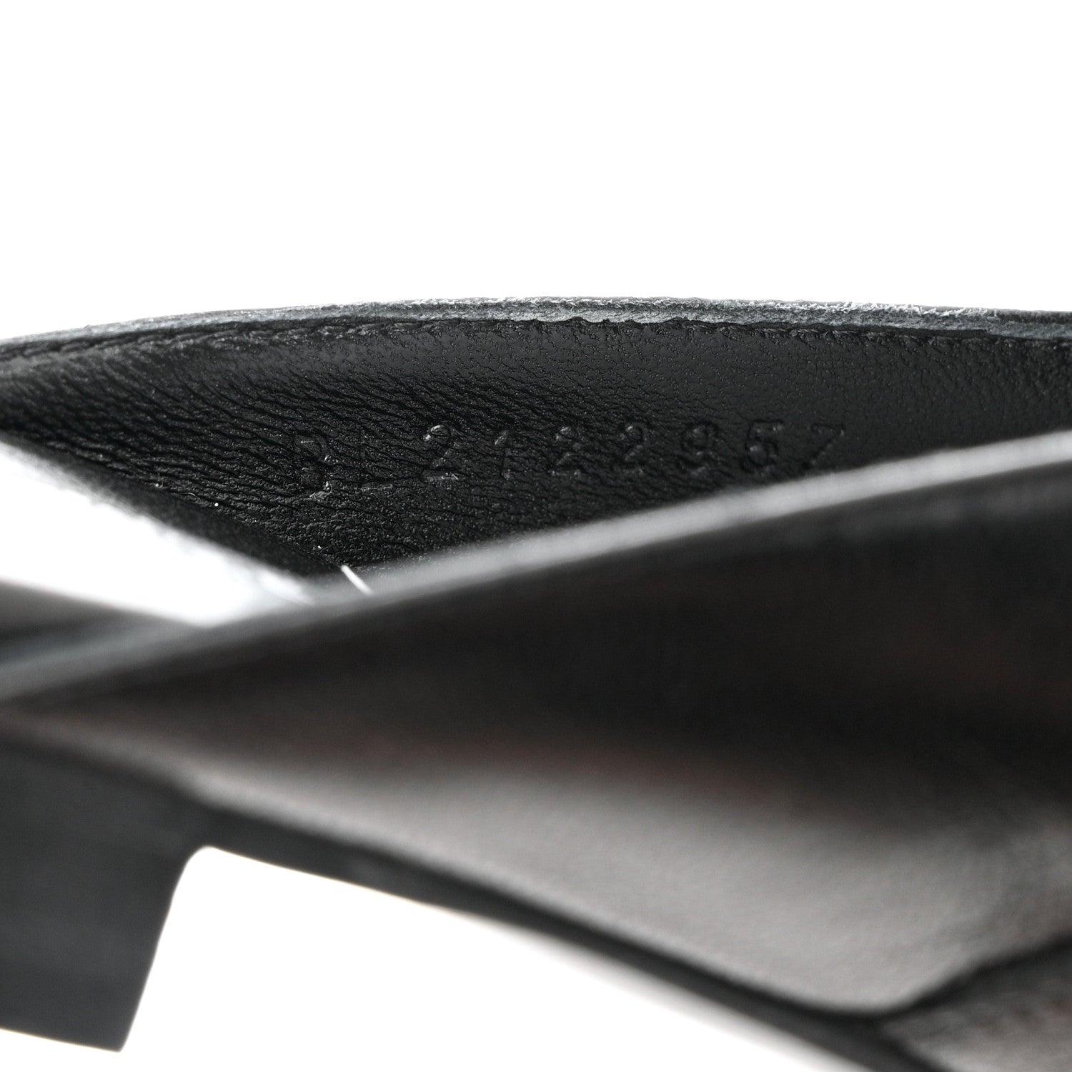 Hermes Goatskin Oz Mules 36.5 Black 8 of 13