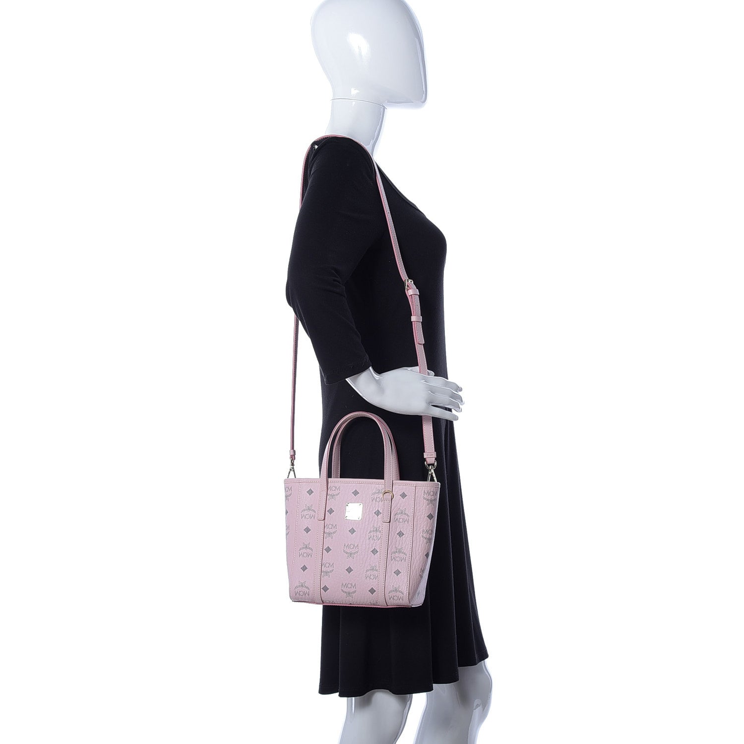 Mcm Toni Mcm Small Tote Bag MCM Visetos Mini Toni Shopper Tote