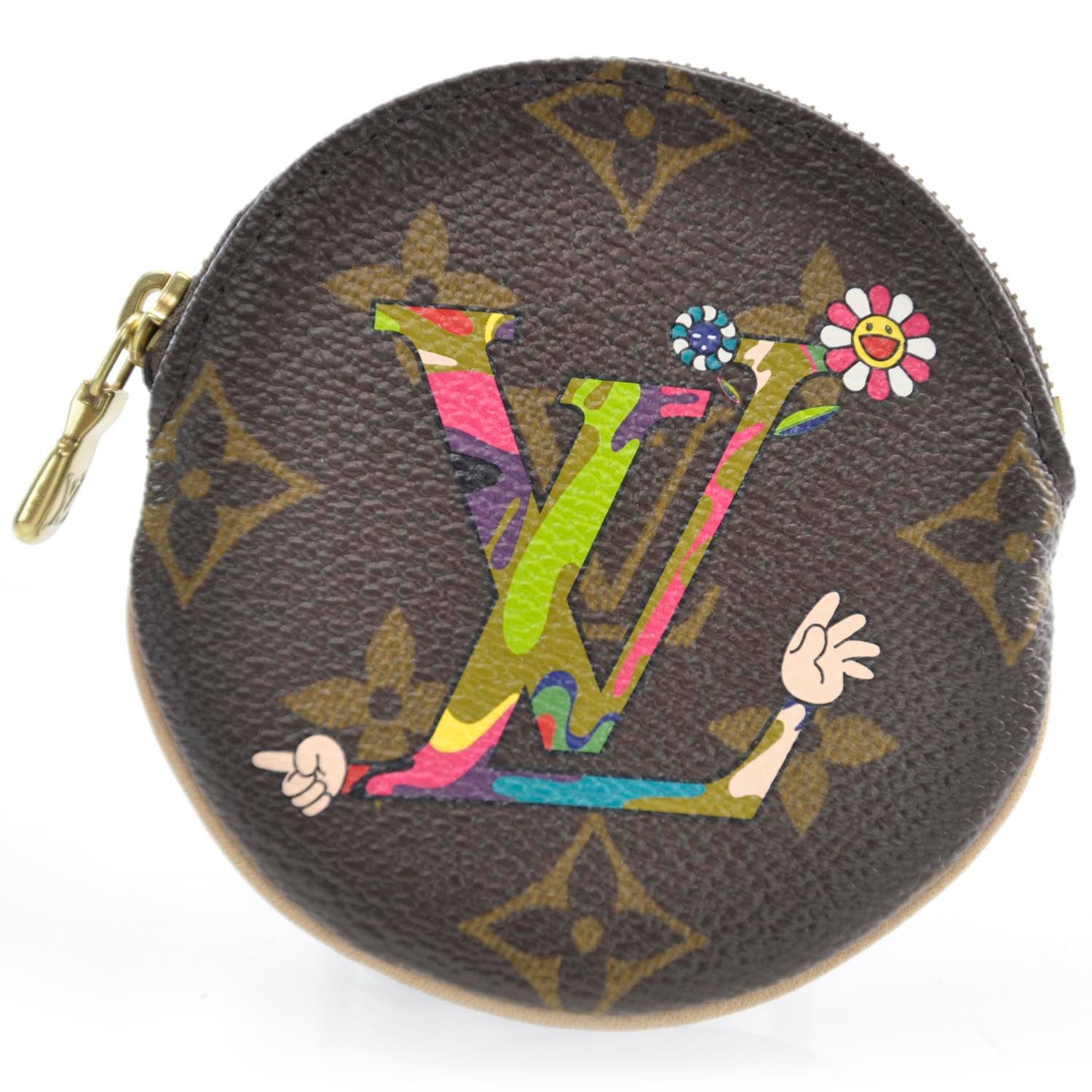 Louis Vuitton Monogram MOCA Round Coin Purse 1 of 6