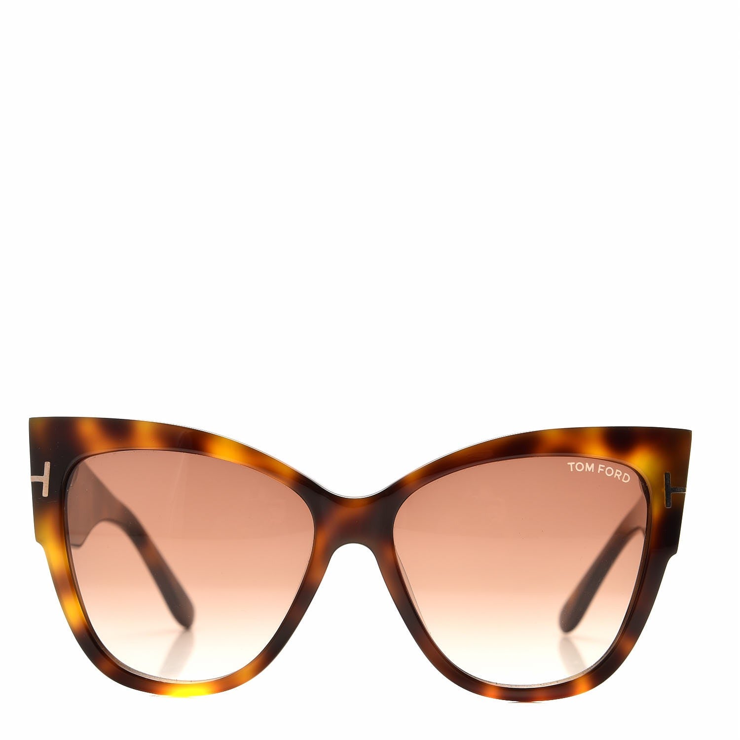 Tom Ford Acetate Anoushka Cat Eye Sunglasses TF371 Tortoise Shell 2 of 8
