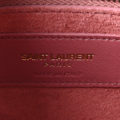 Saint Laurent Calfskin Small Sac De Jour Dark Rose 6 of 10