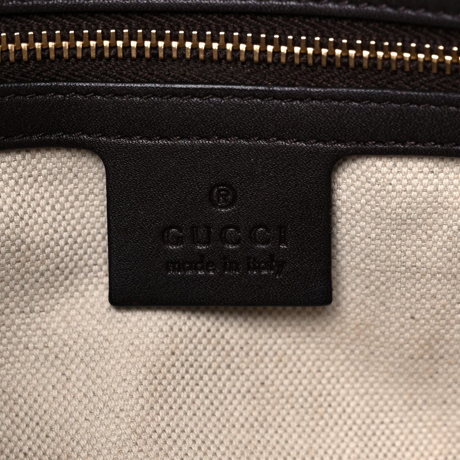 Gucci Guccissima Medium Bree Foldover Tote Chocolate 6 of 22