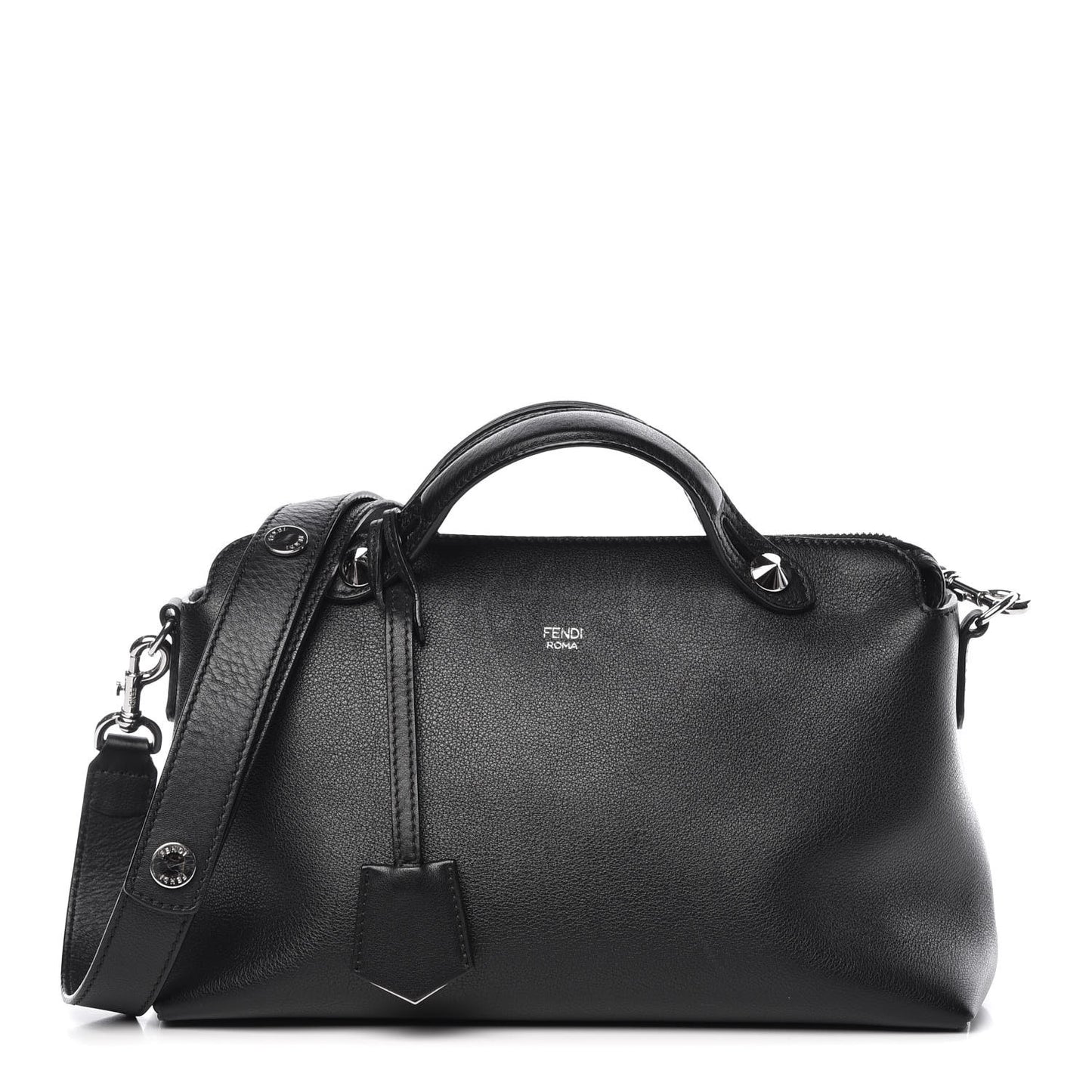 Vitello Dolce Medium By The Way Boston Bag Black