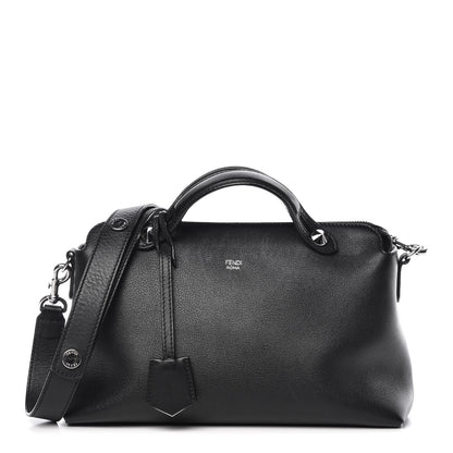 Fendi Vitello Dolce Medium By The Way Boston Bag Black 1 of 10