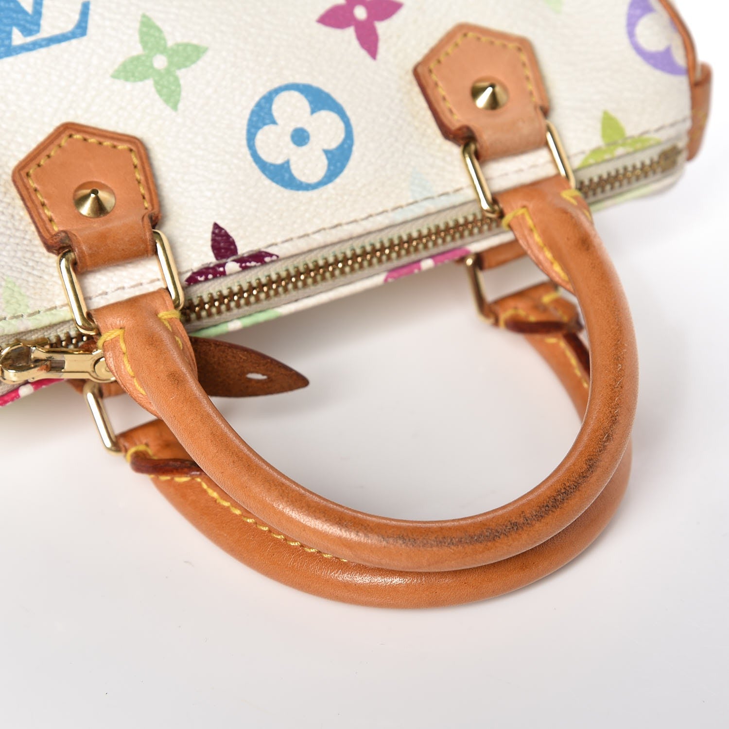 Louis Vuitton Monogram Multicolor Mini Sac HL Speedy White 10 of 11