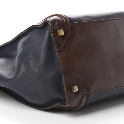 Celine Smooth Calfskin Mini Tri-Color Luggage Navy 6 of 12