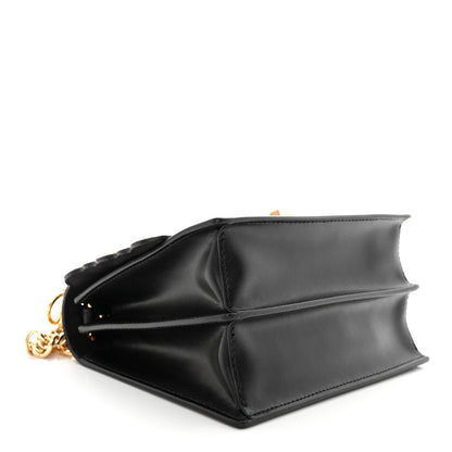 Fendi Vitello Liberty Metal Scalloped Multi Studded Small Kan I Shoulder Bag Black 4 of 10