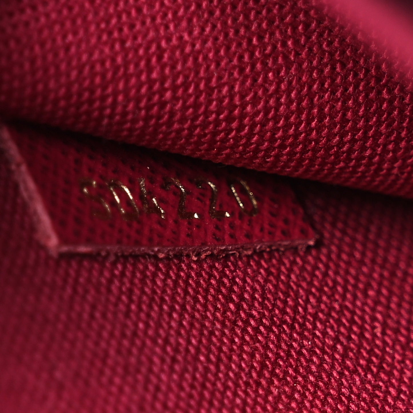 Monogram Pochette Felicie Chain Wallet Fuchsia
