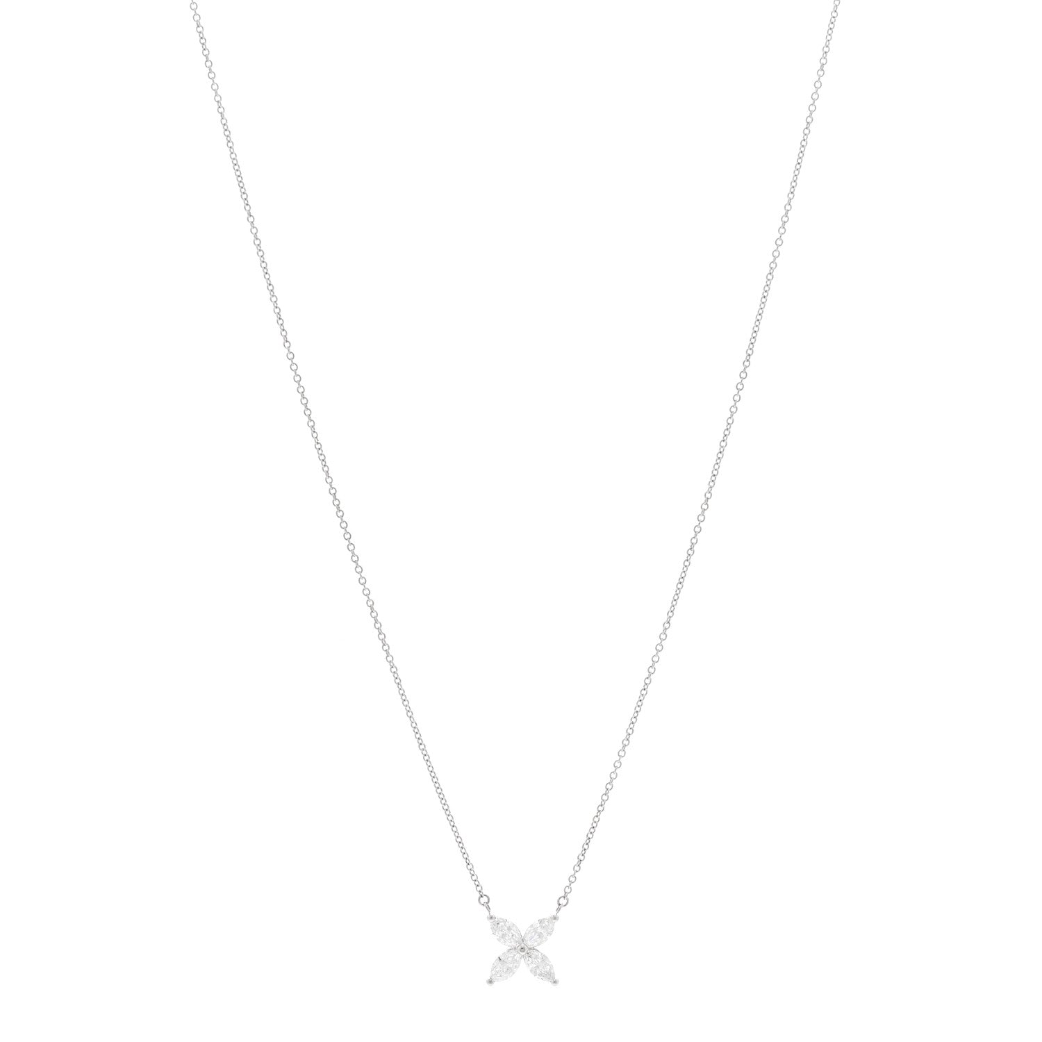 Tiffany Platinum Diamond Large Victoria Necklace 1 of 5