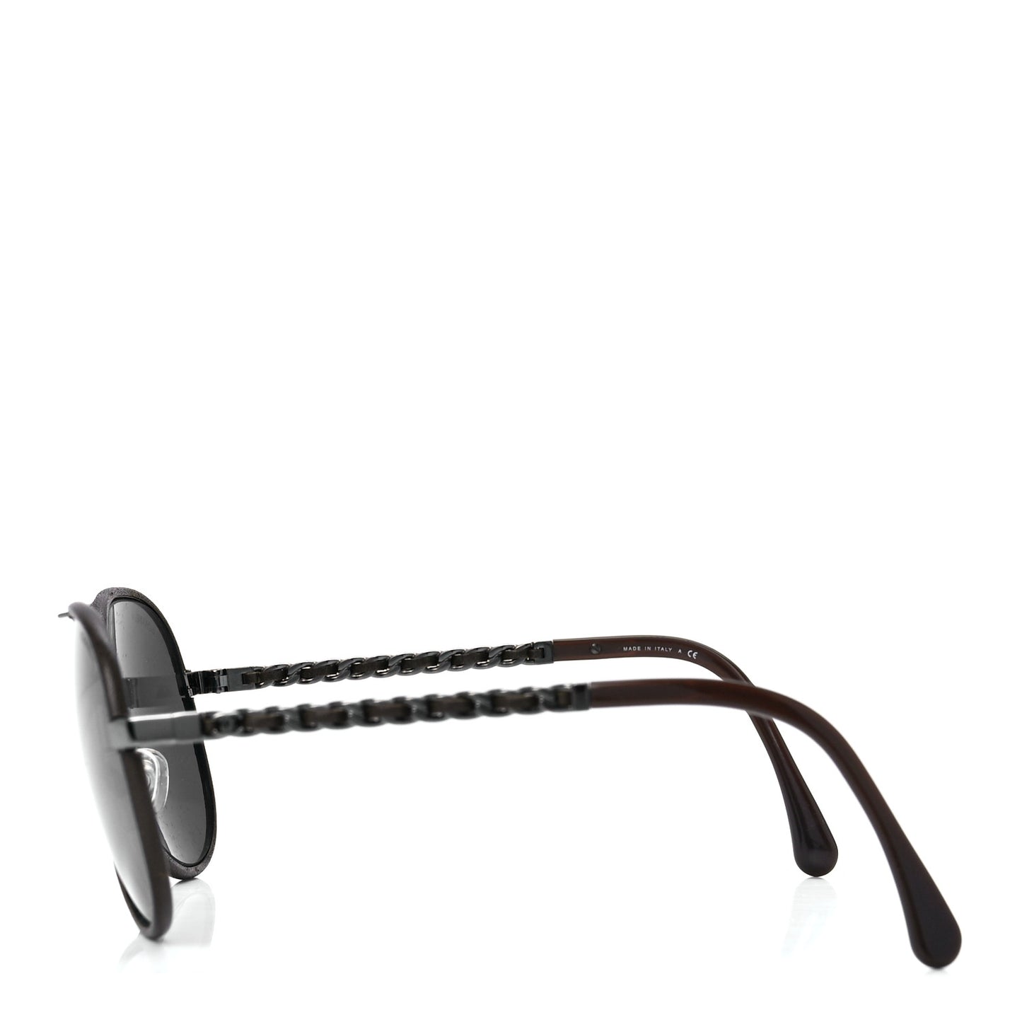 Metal Pilot Winter Sunglasses 4219-Q Dark Brown