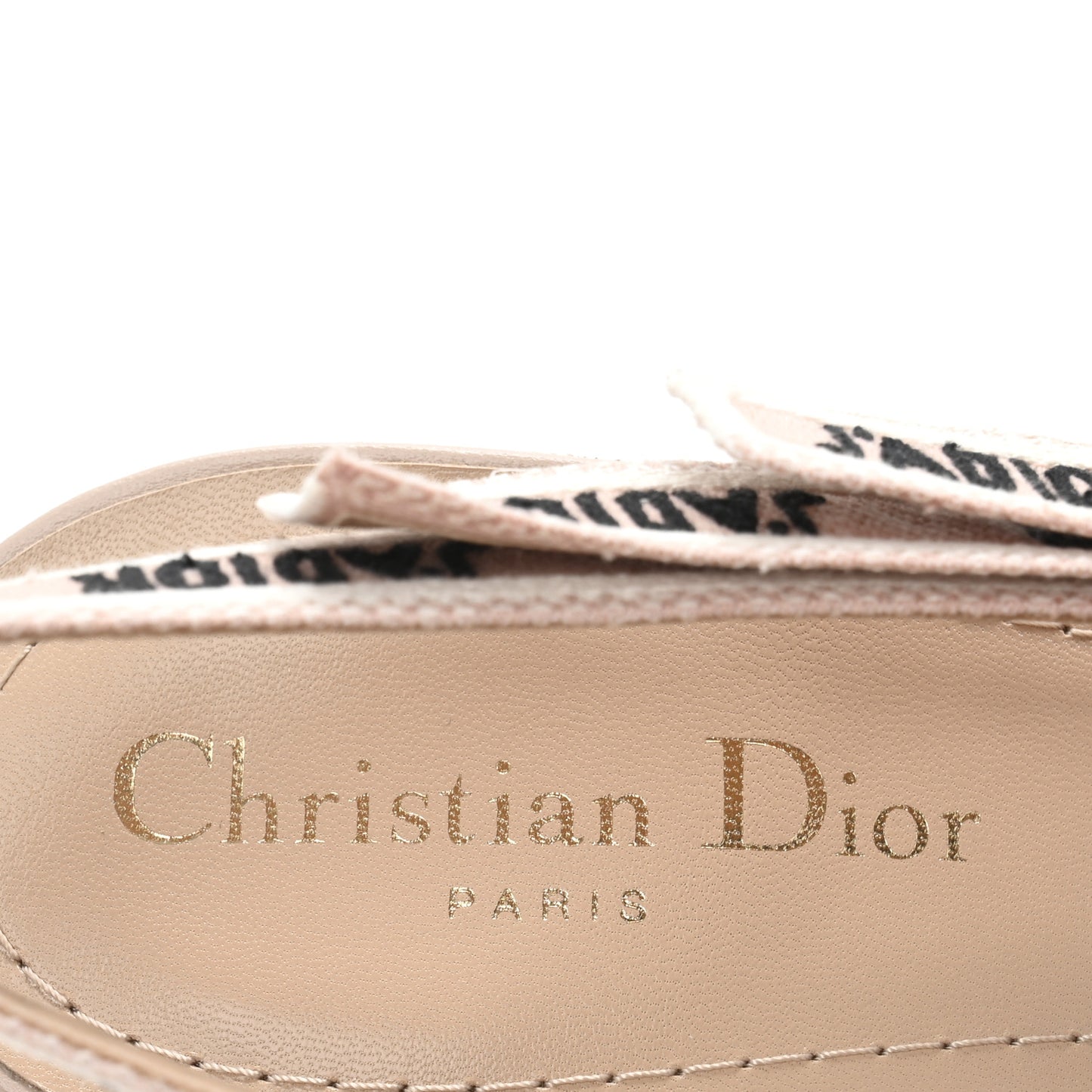 Canvas Ribbon Rose Mutabilis Embroidered J'Adoir Slingback 65mm Pumps 39.5 Multicolor