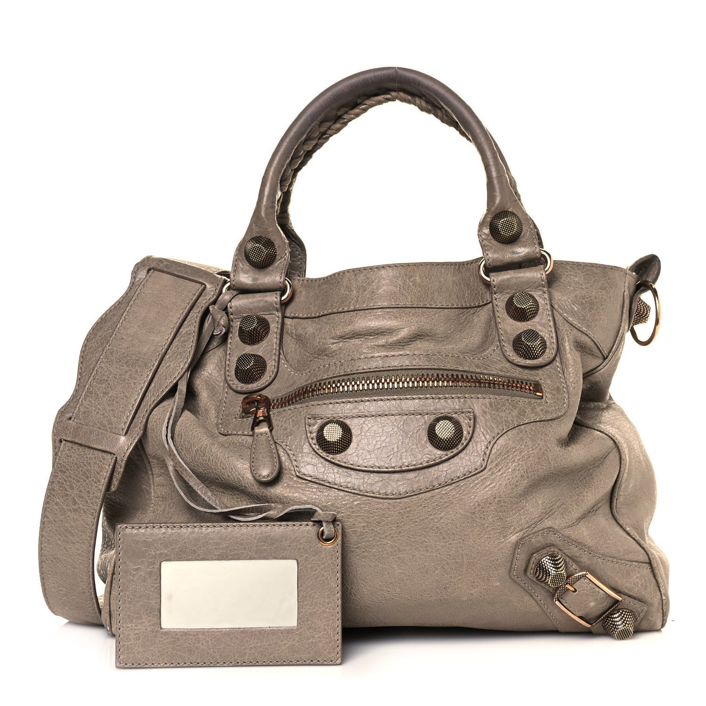 Agneau Giant 21 Rose Gold Hardware Velo Papyrus