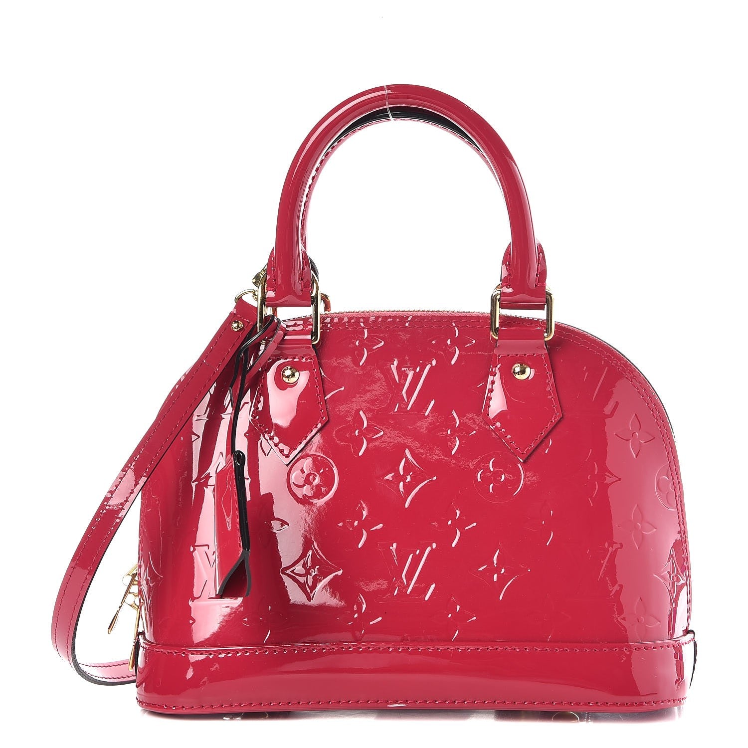 Louis Vuitton Vernis Alma BB Rose Indien 1 of 8