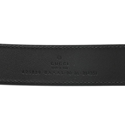 Gucci Plutone Calfskin Double G 30mm Belt 90 36 Black 3 of 6