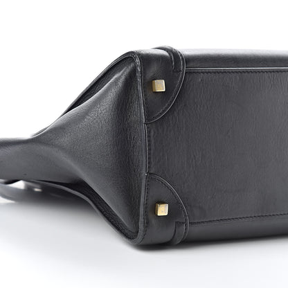 Celine Smooth Calfskin Mini Luggage Black 10 of 17