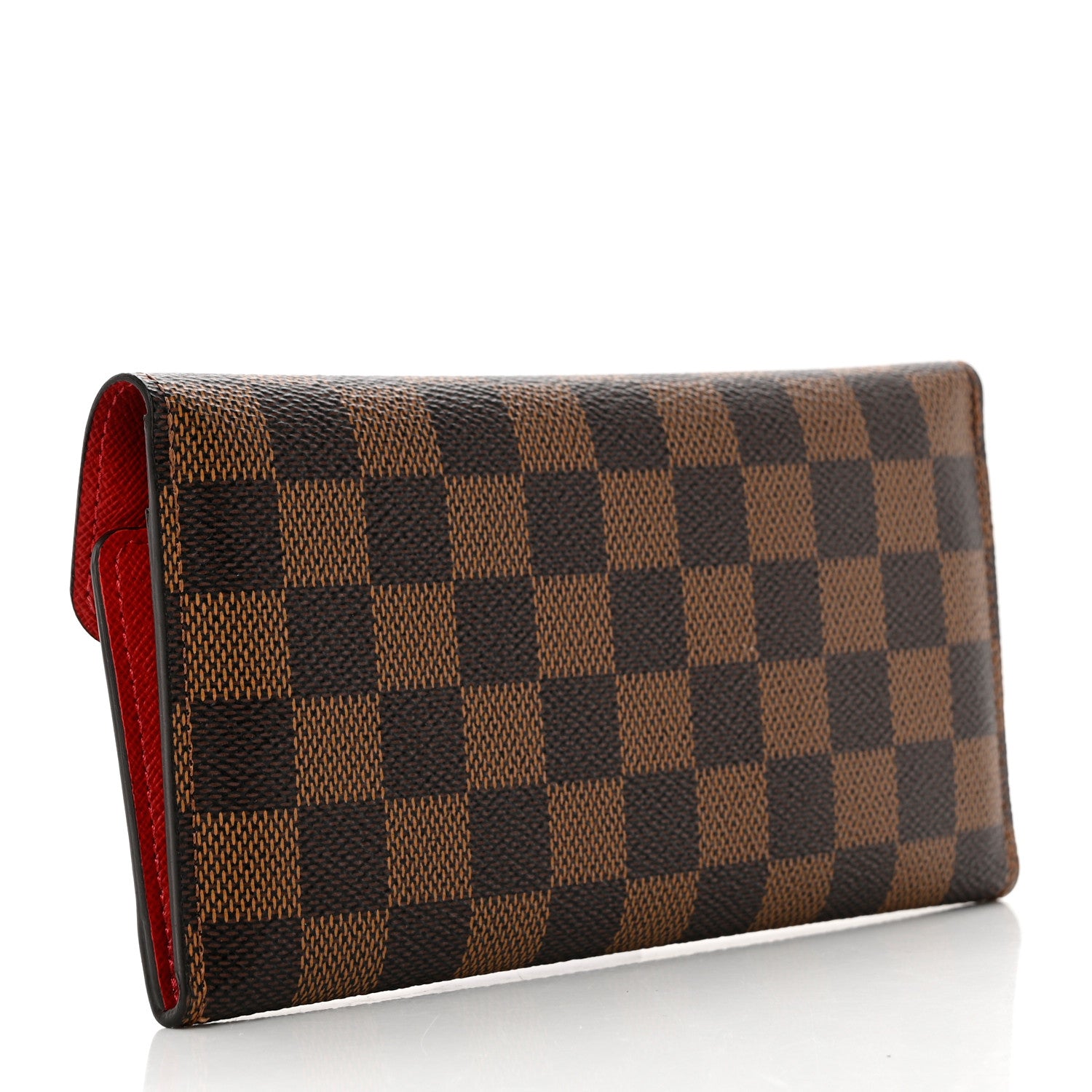 Louis Vuitton Damier Ebene Josephine Wallet Red 4 of 10