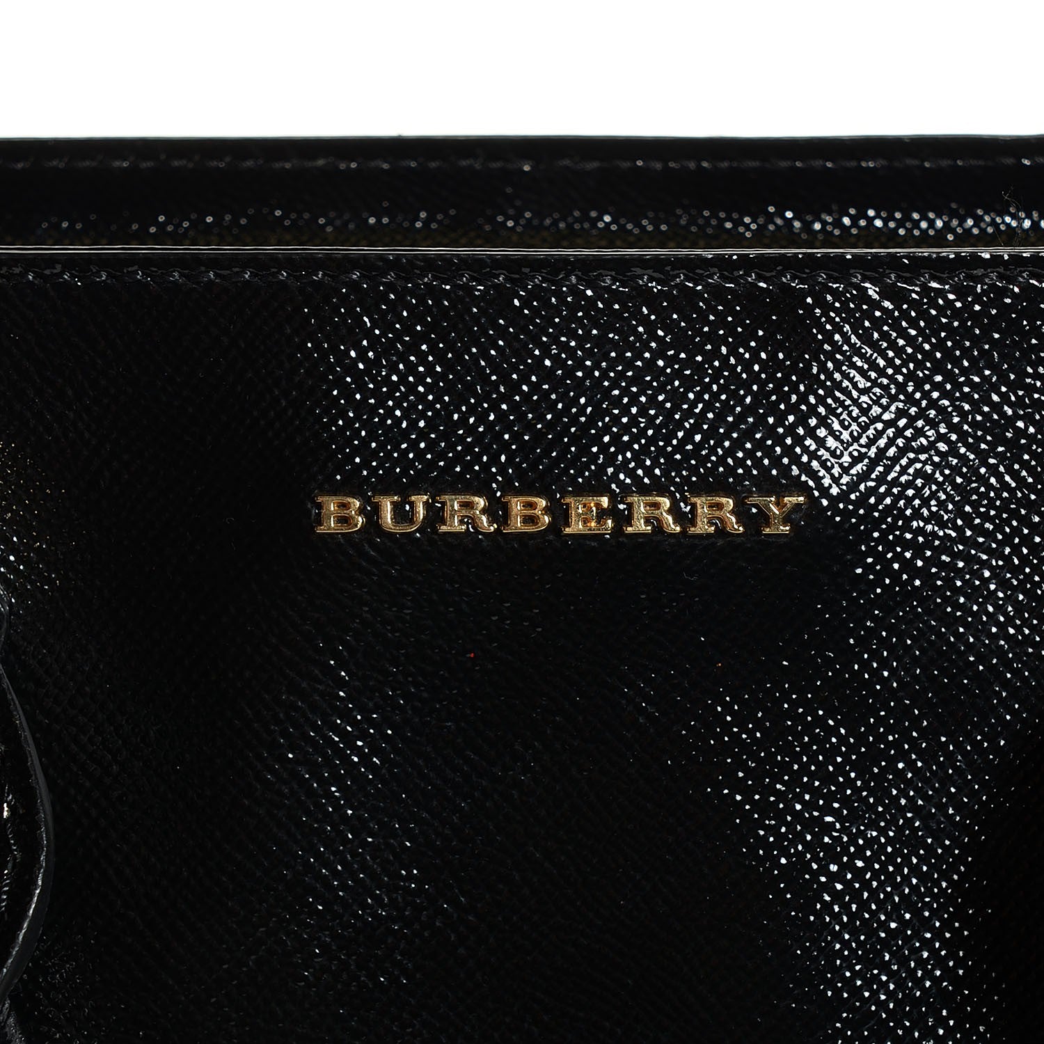 Burberry Patent Somerford Tote Black 6 of 12