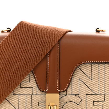Celine Canvas Smooth Calfskin Teen 16 Crossbody Bag Natural Tan 8 of 13