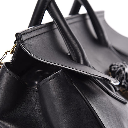 Versace Calfskin Large Palazzo Empire Bag Black 32 of 40