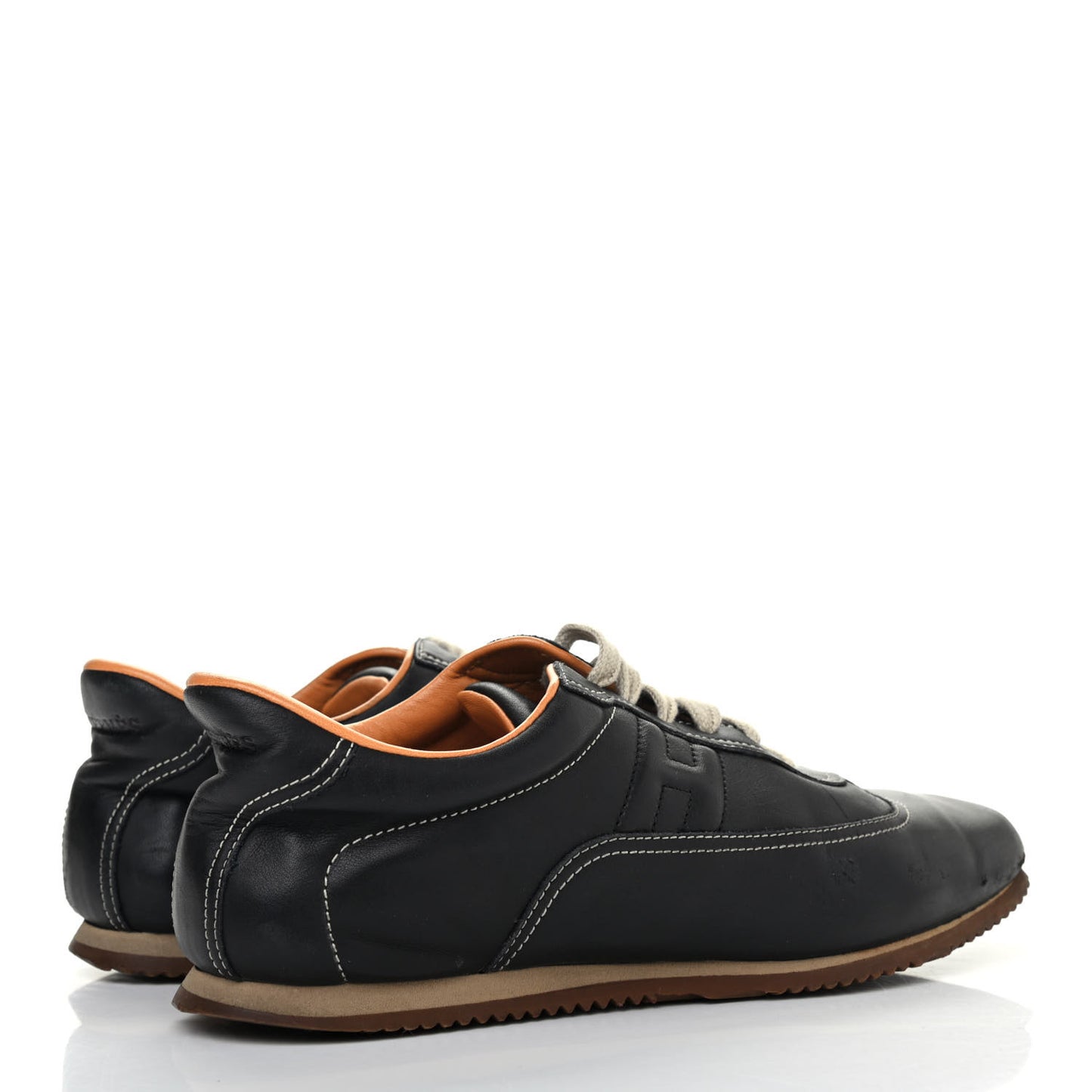 Calfskin Womens Quick Sneakers 37.5 Black