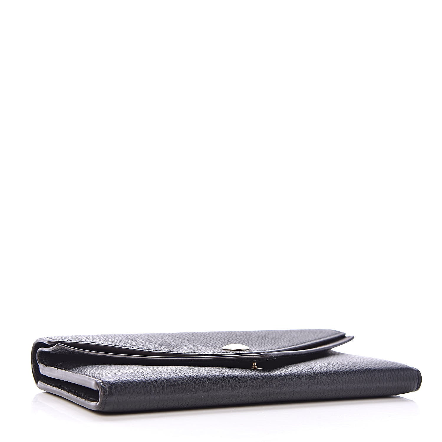Louis Vuitton Calfskin Double V Wallet Black 4 of 9