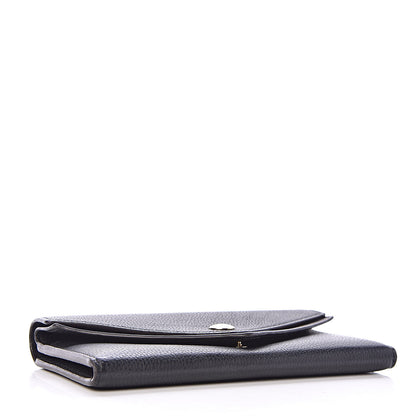 Louis Vuitton Calfskin Double V Wallet Black 4 of 9