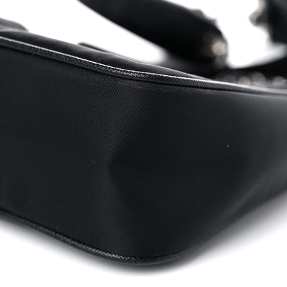 Prada Nylon Re-Edition 2005 Shoulder Bag Black 8 of 9