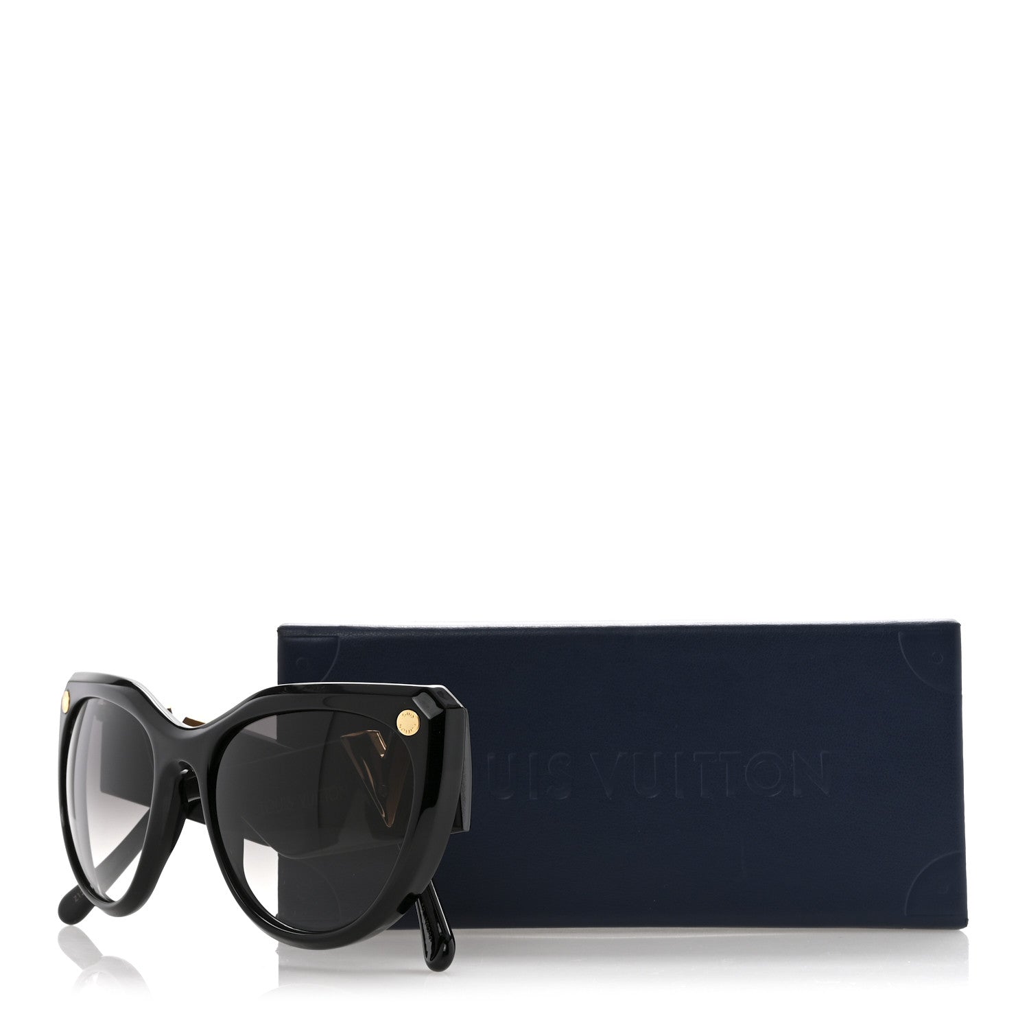 Louis Vuitton Acetate My Fair Lady Sunglasses Z1254W Black 1809187