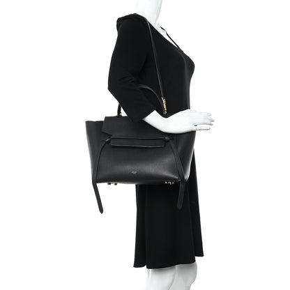 Celine Grained Calfskin Mini Belt Bag Black 3 of 15