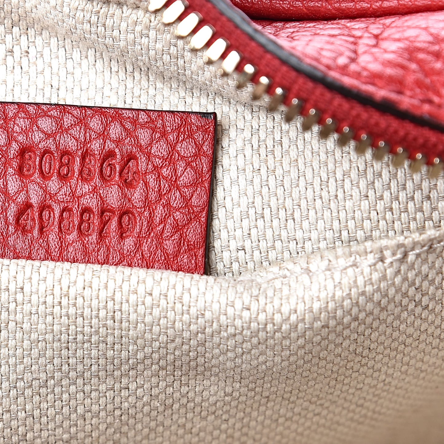 Pebbled Calfskin Small Soho Disco Bag Tabasco Red