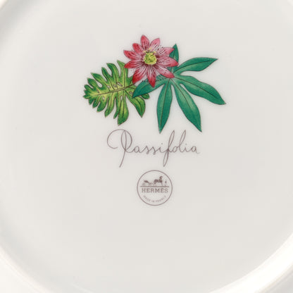 Hermes Porcelain Passifolia Dessert Plate N°2 Set of 2 4 of 7