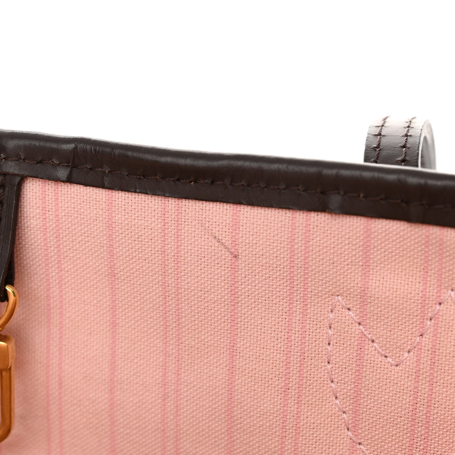 Louis Vuitton Damier Ebene Neo Neverfull MM Rose Ballerine 16 of 22