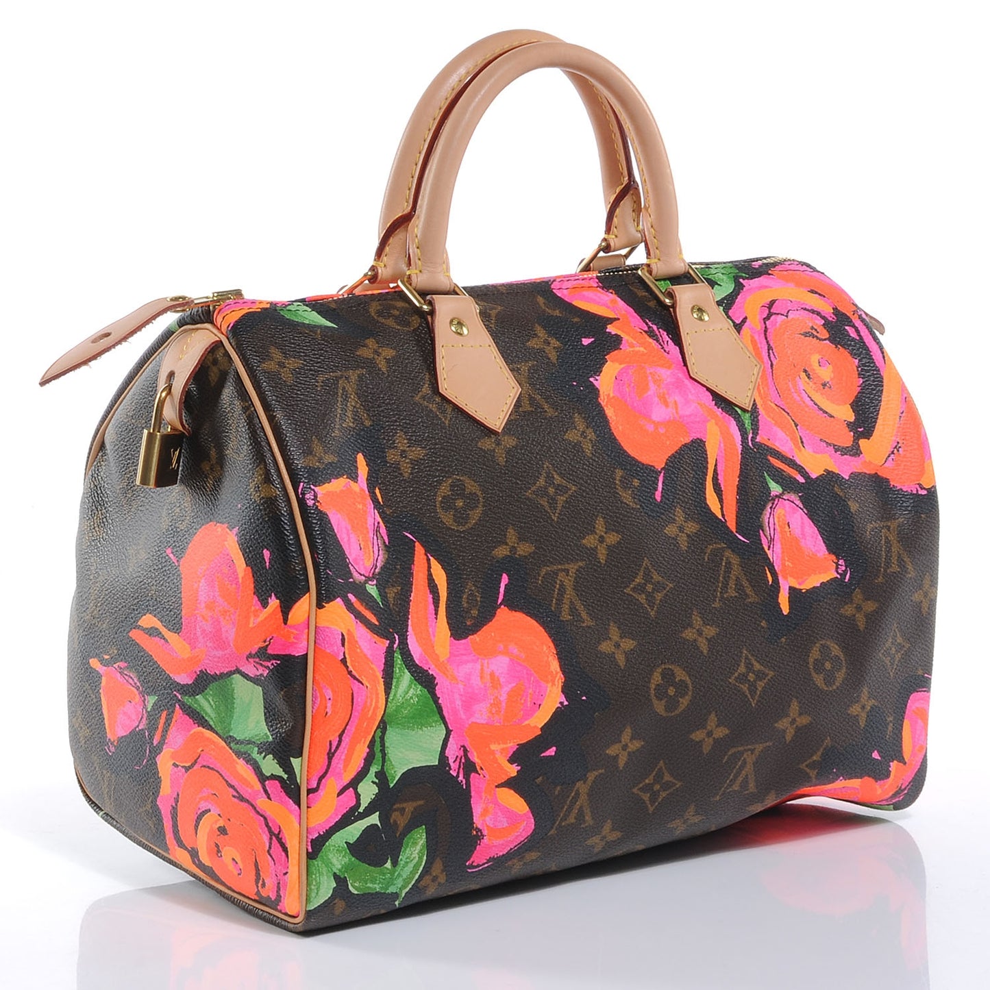 Monogram Roses Speedy 30