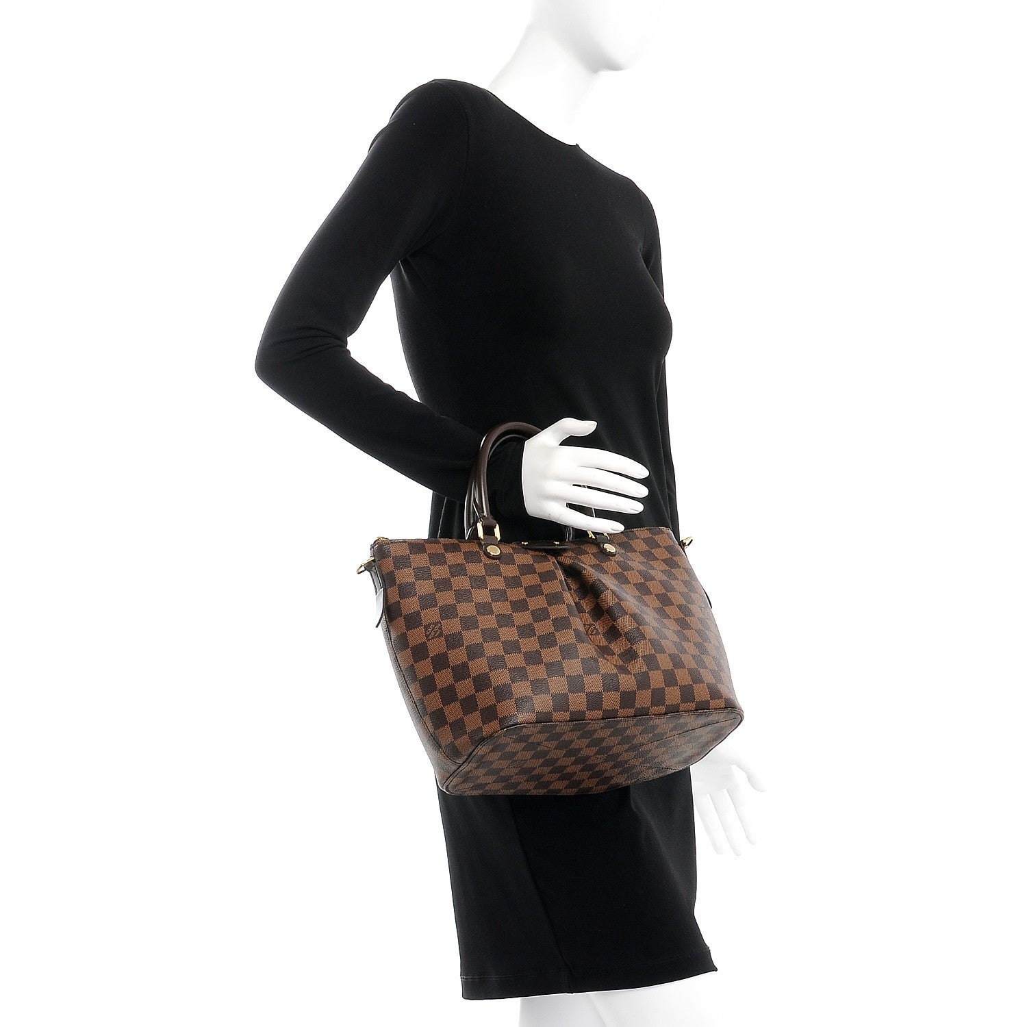 Louis Vuitton Damier Ebene Siena MM 3 of 9